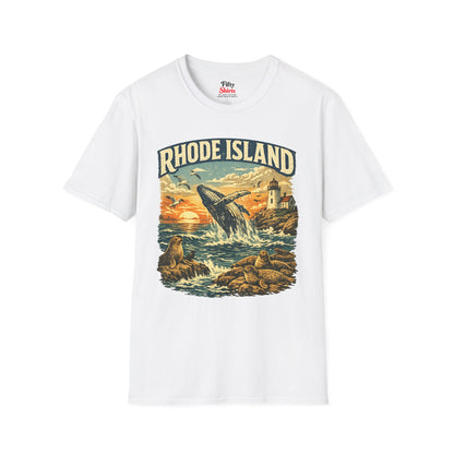 Rhode Island Wildlife Unisex Softstyle T Shirt State Pride Graphic Tee Collections FS03