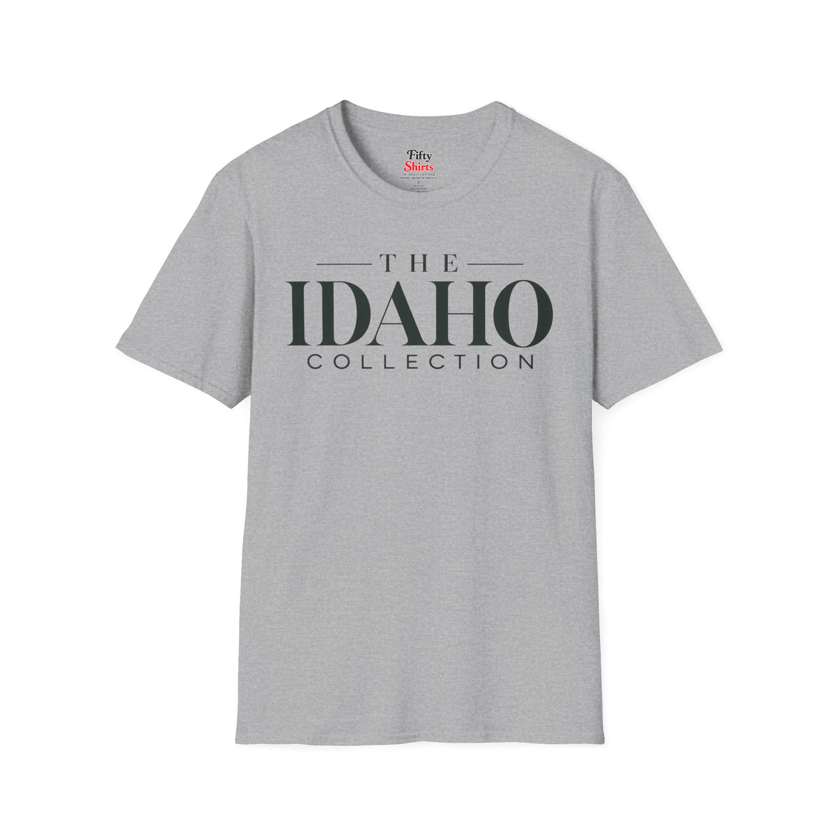 The Idaho Collection Unisex Softstyle T Shirt State Name Graphic Tee