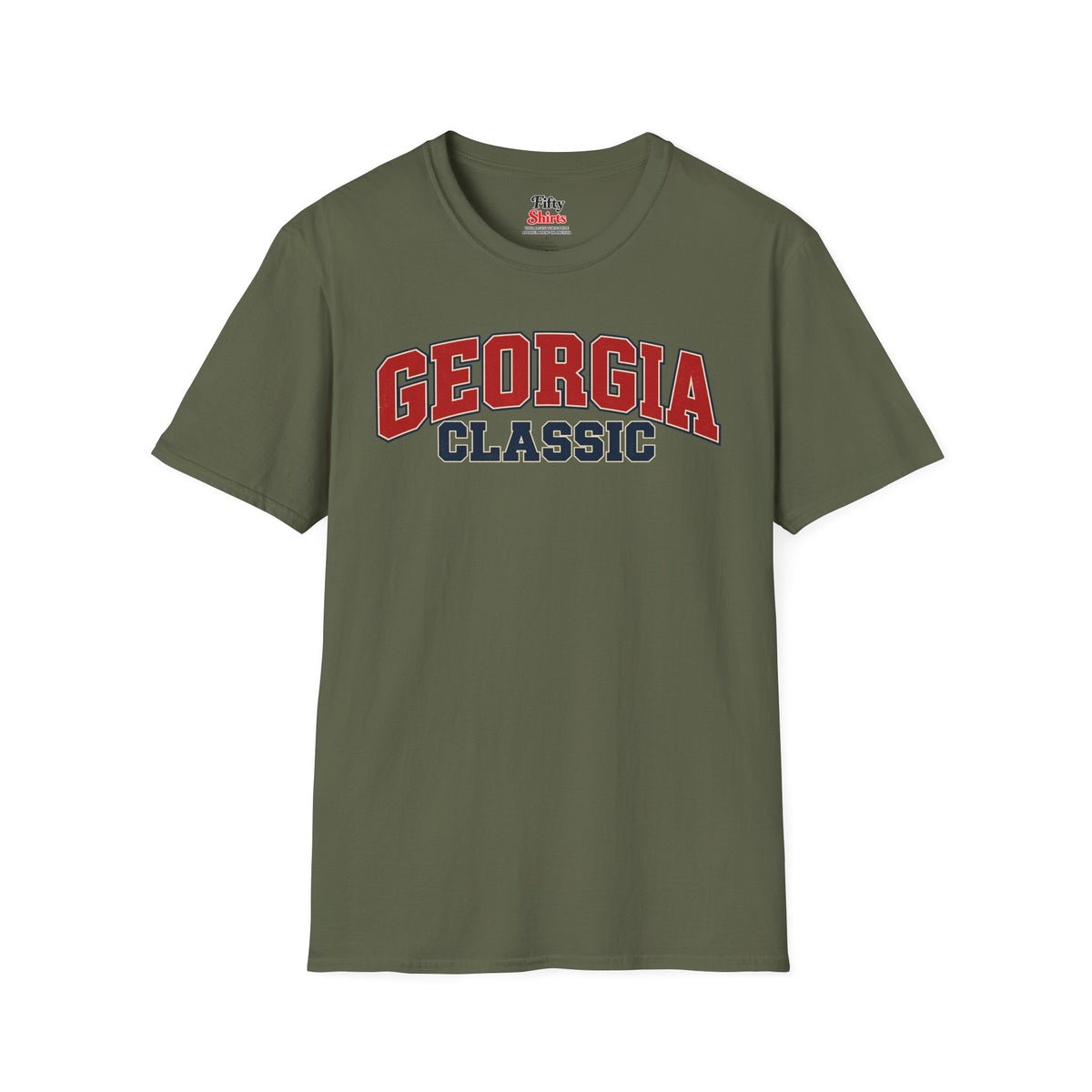 Georgia Classic Unisex Softstyle T Shirt State Name Graphic Tee