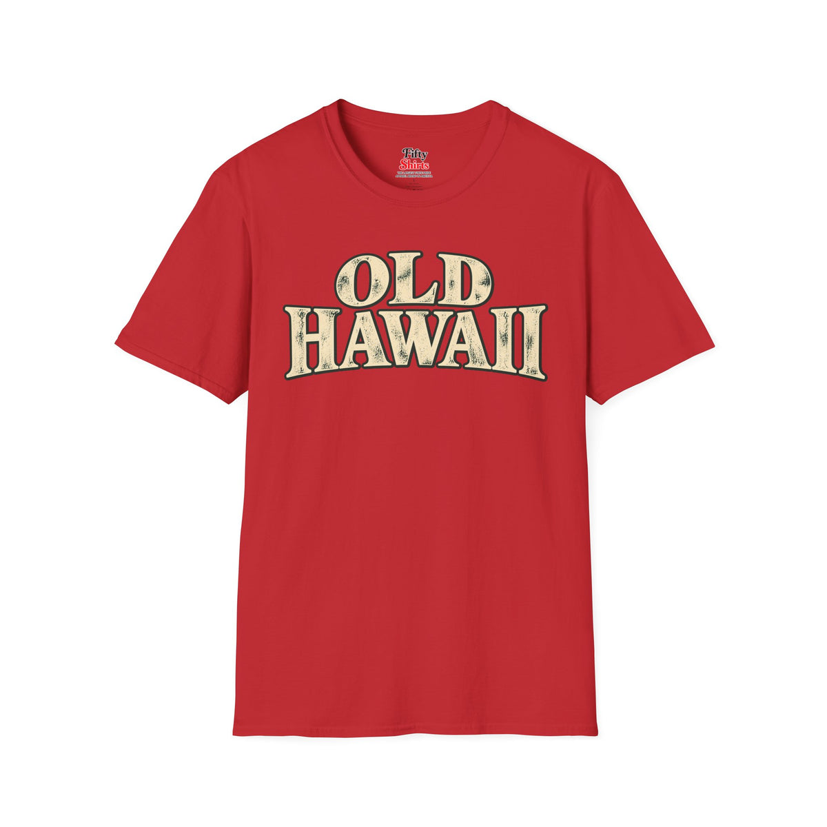 Old Hawaii Unisex Softstyle T Shirt State Name Graphic Tee