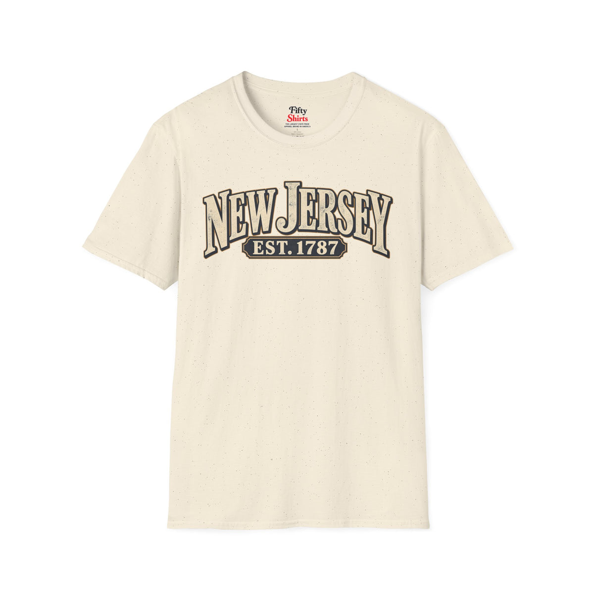 New Jersey Est 1787 Unisex Softstyle T Shirt State Name Graphic Tee