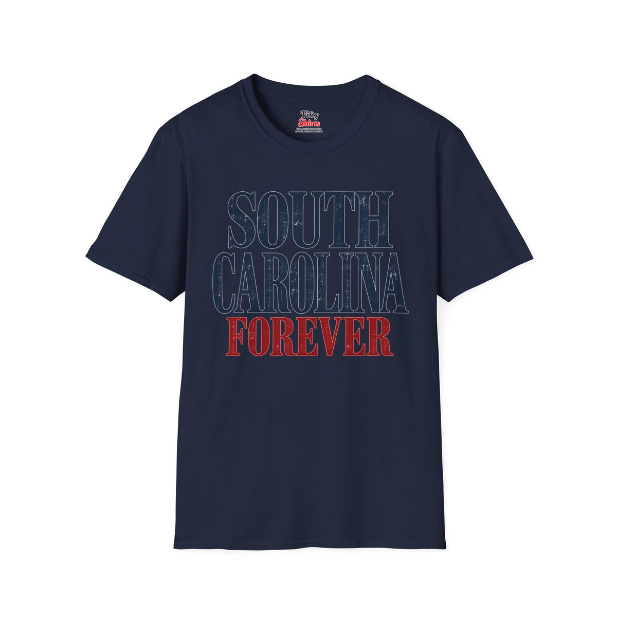 South Carolina Forever Unisex Softstyle T Shirt State Name Graphic Tee