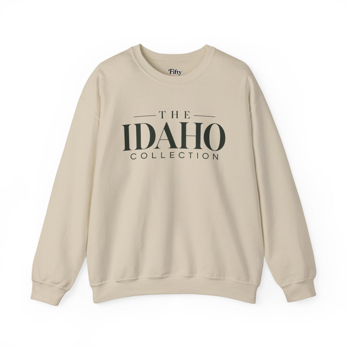 The Idaho Collection Unisex Crewneck Sweatshirt State Name Graphic