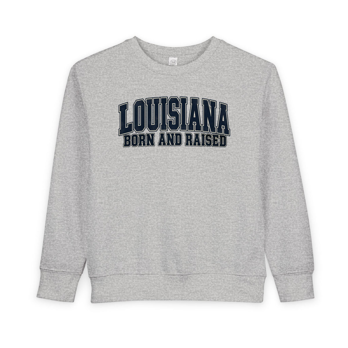 Louisiana Born and Raised Bold Athletic Unisex Toddler Sweatshirt