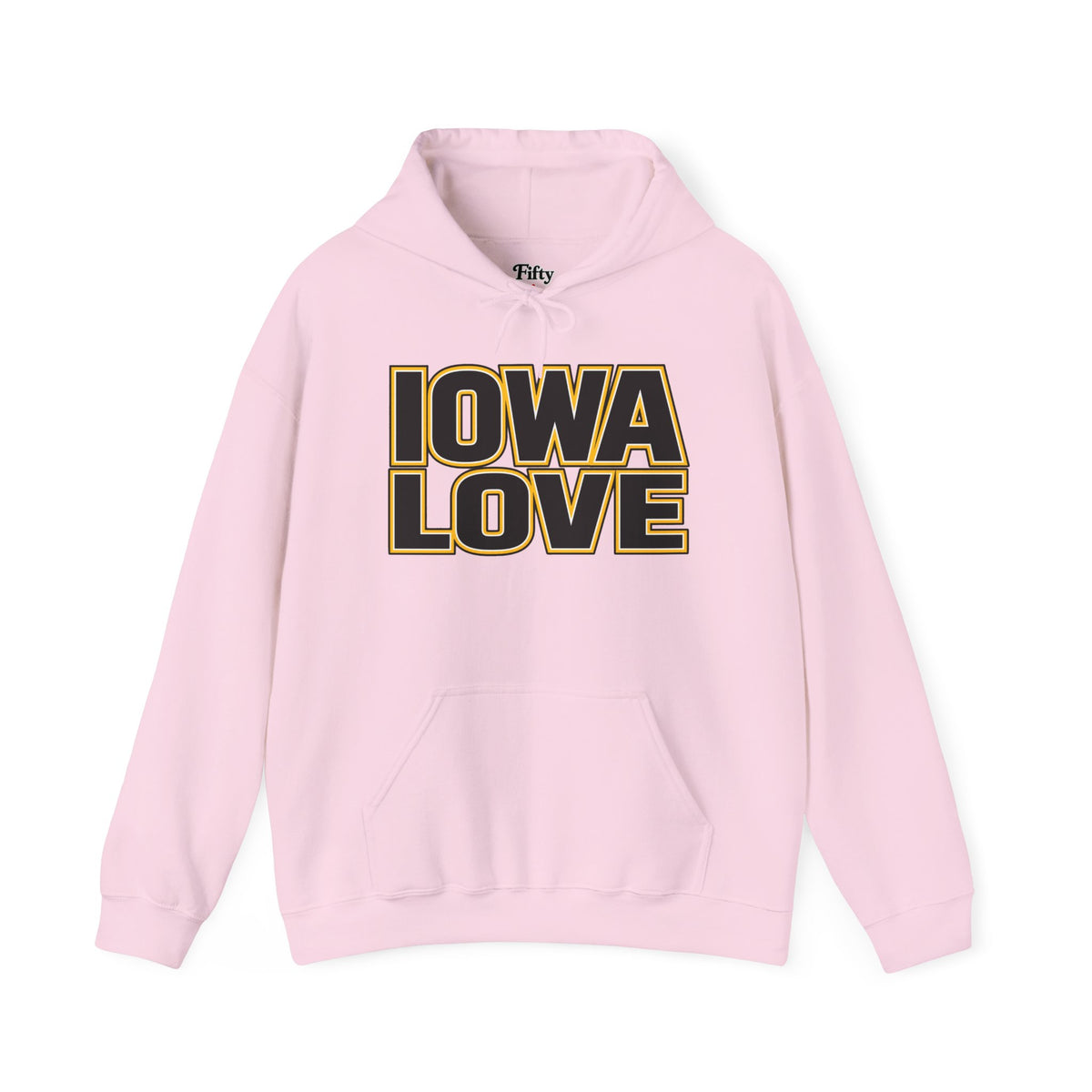 Iowa Love Unisex Hoodie State Name Graphic