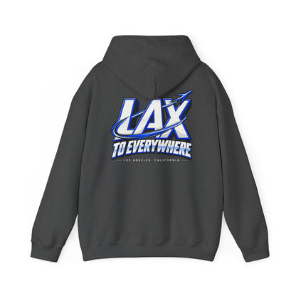 Lax To Everywhere Los Angeles Unisex Hoodie Graphic