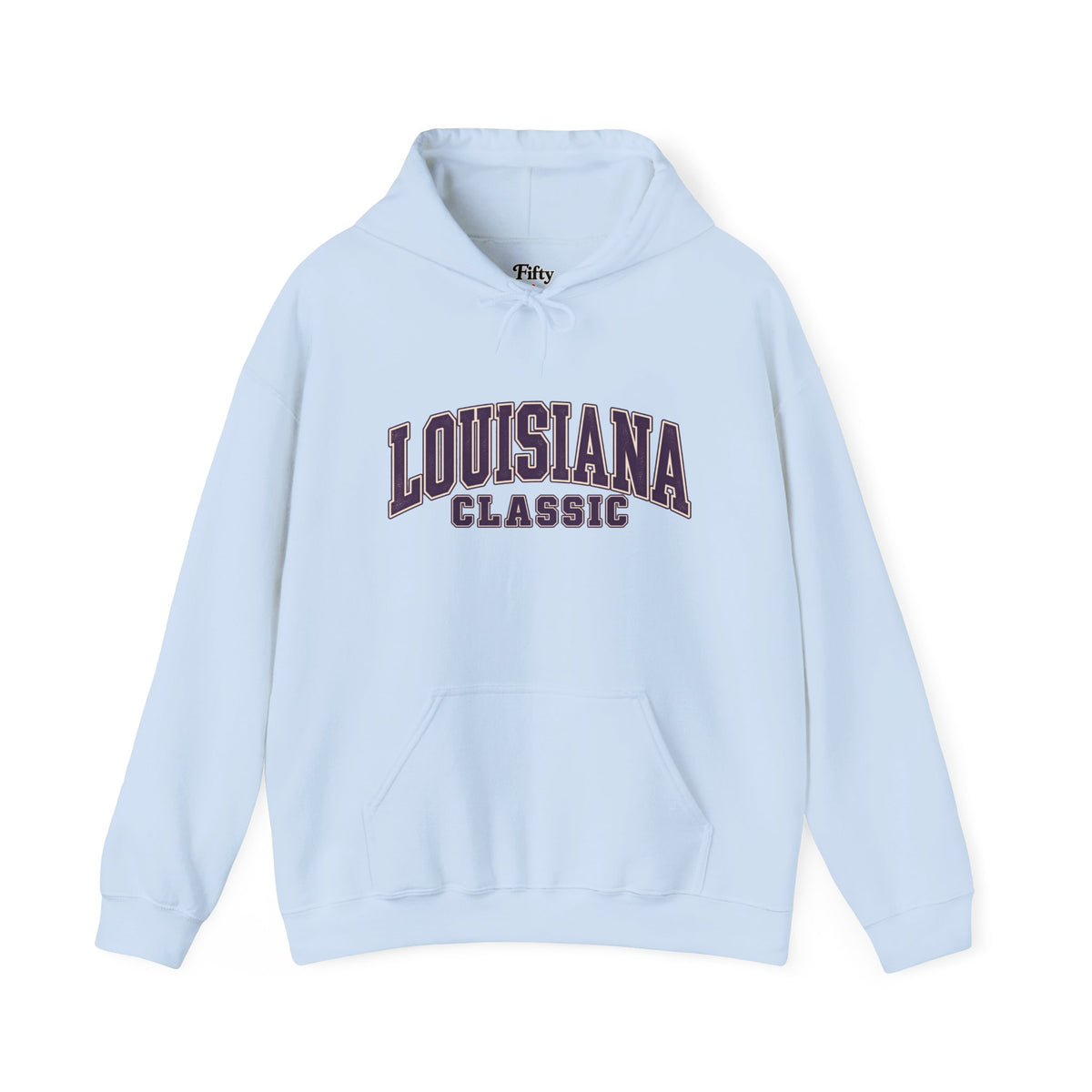 Louisiana Classic Unisex Hoodie State Name Graphic