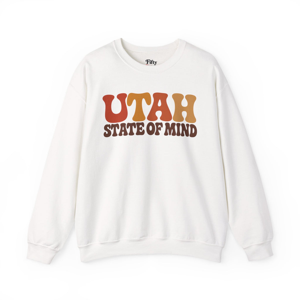 Utah State Of Mind Unisex Crewneck Sweatshirt State Name Graphic