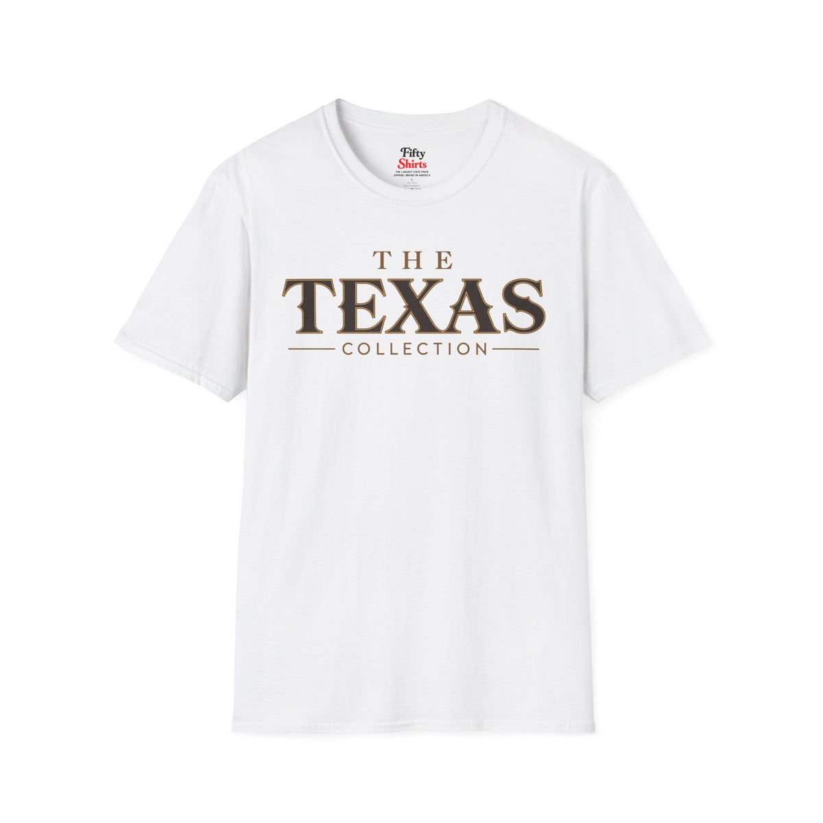 The Texas Collection Unisex Softstyle T Shirt State Name Graphic Tee
