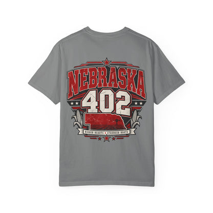 Nebraska 402 Unisex Comfort Color 1717 Streetwear Graphic Tee
