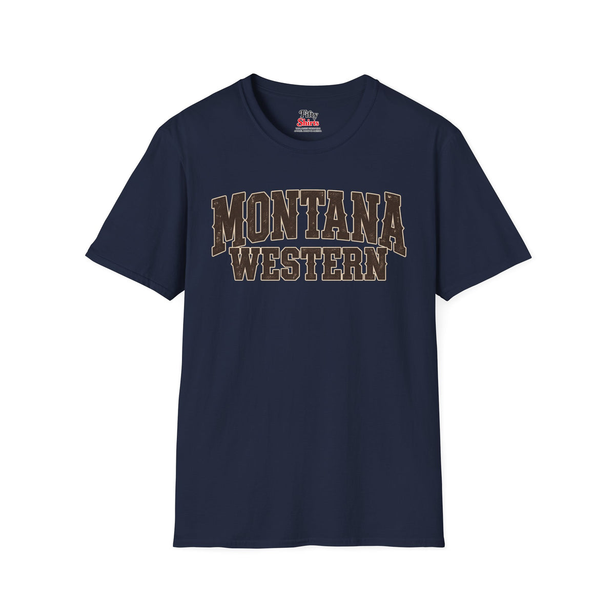 Montana Western Unisex Softstyle T Shirt State Name Graphic Tee