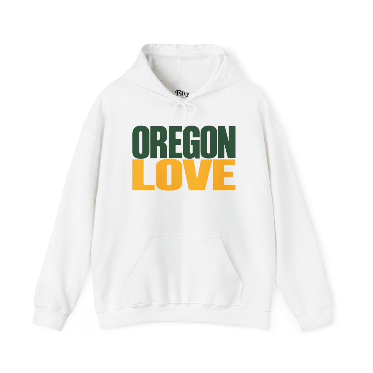 Oregon Love Unisex Hoodie State Name Graphic