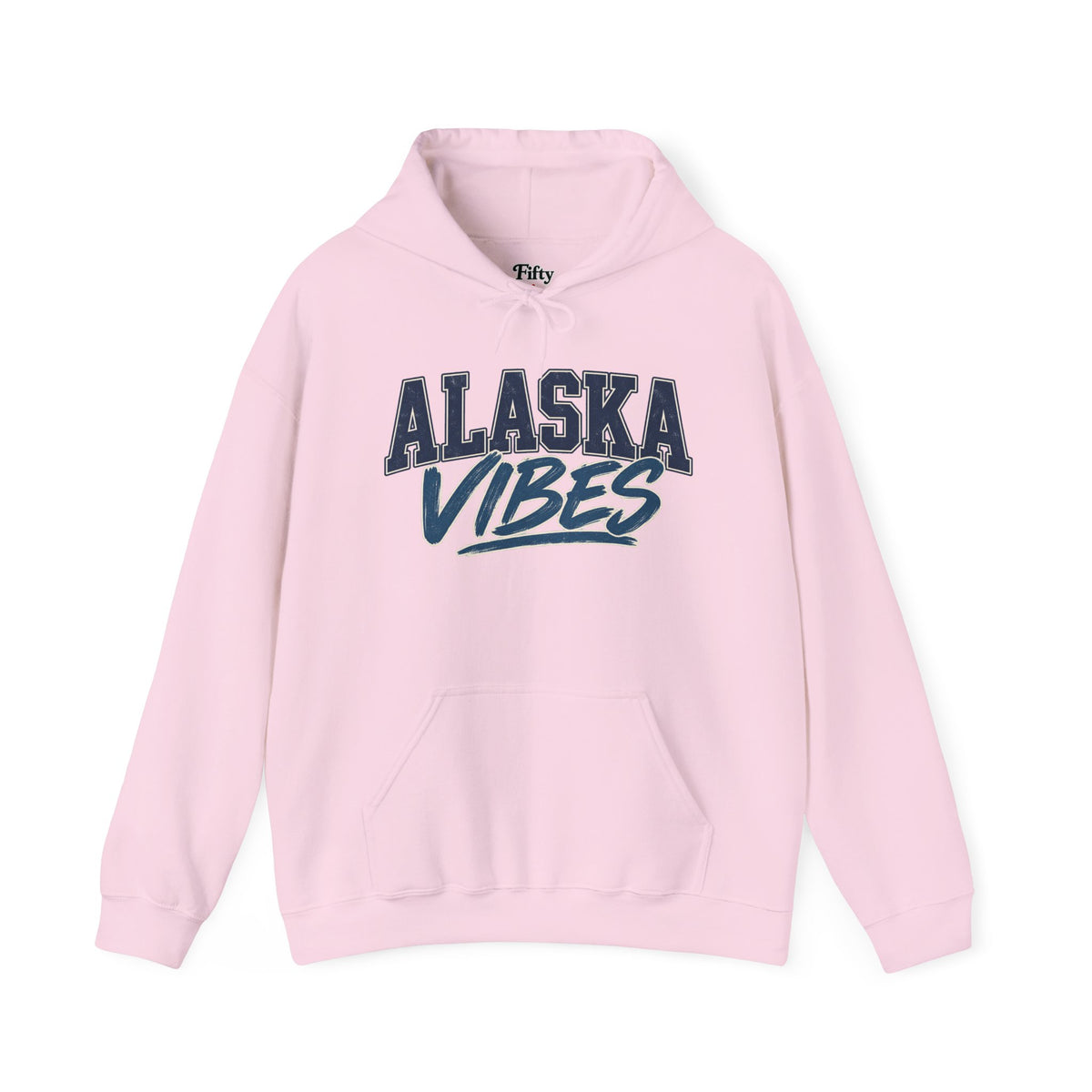 Alaska Vibes Unisex Hoodie State Name Graphic