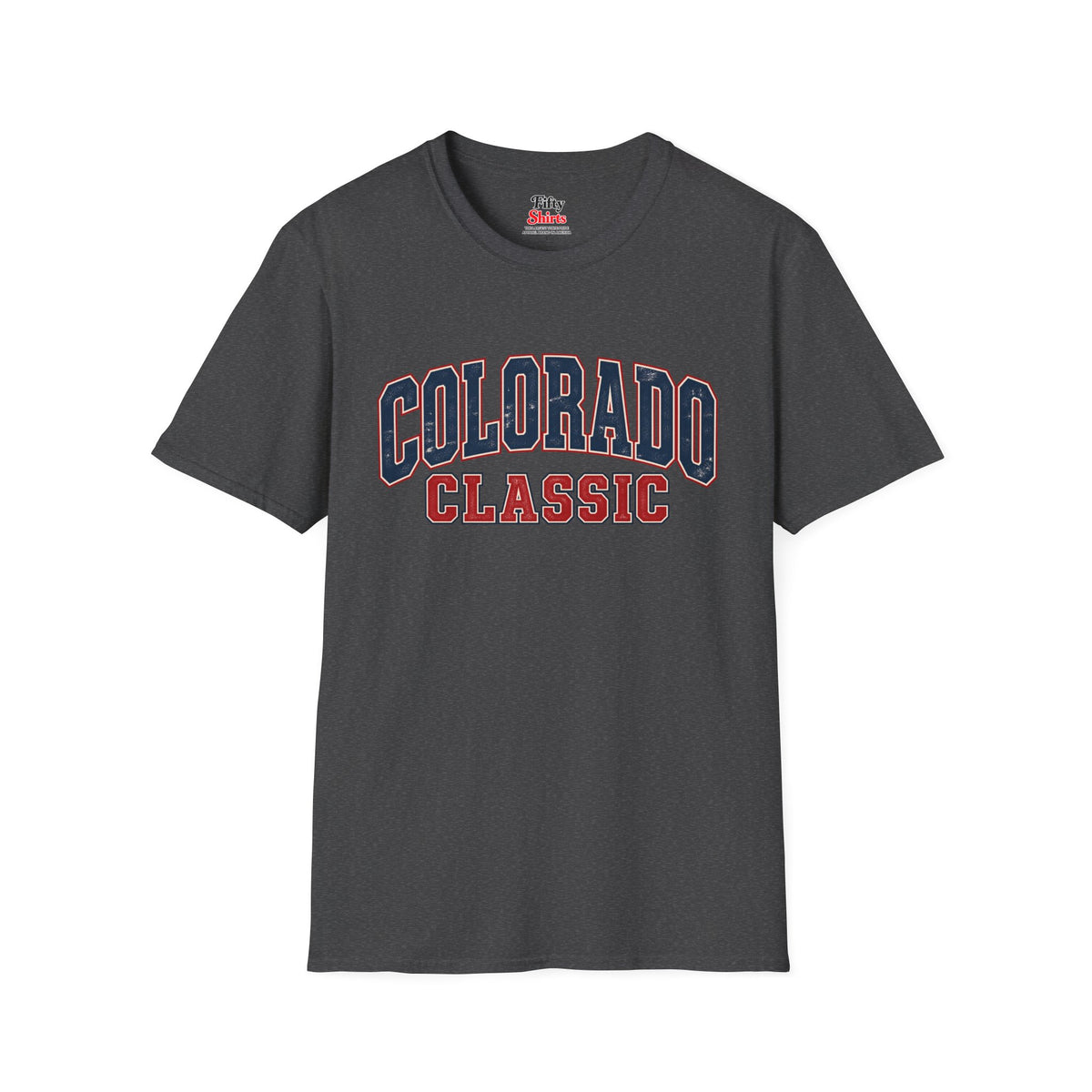 Colorado Classic Unisex Softstyle T Shirt State Name Graphic Tee