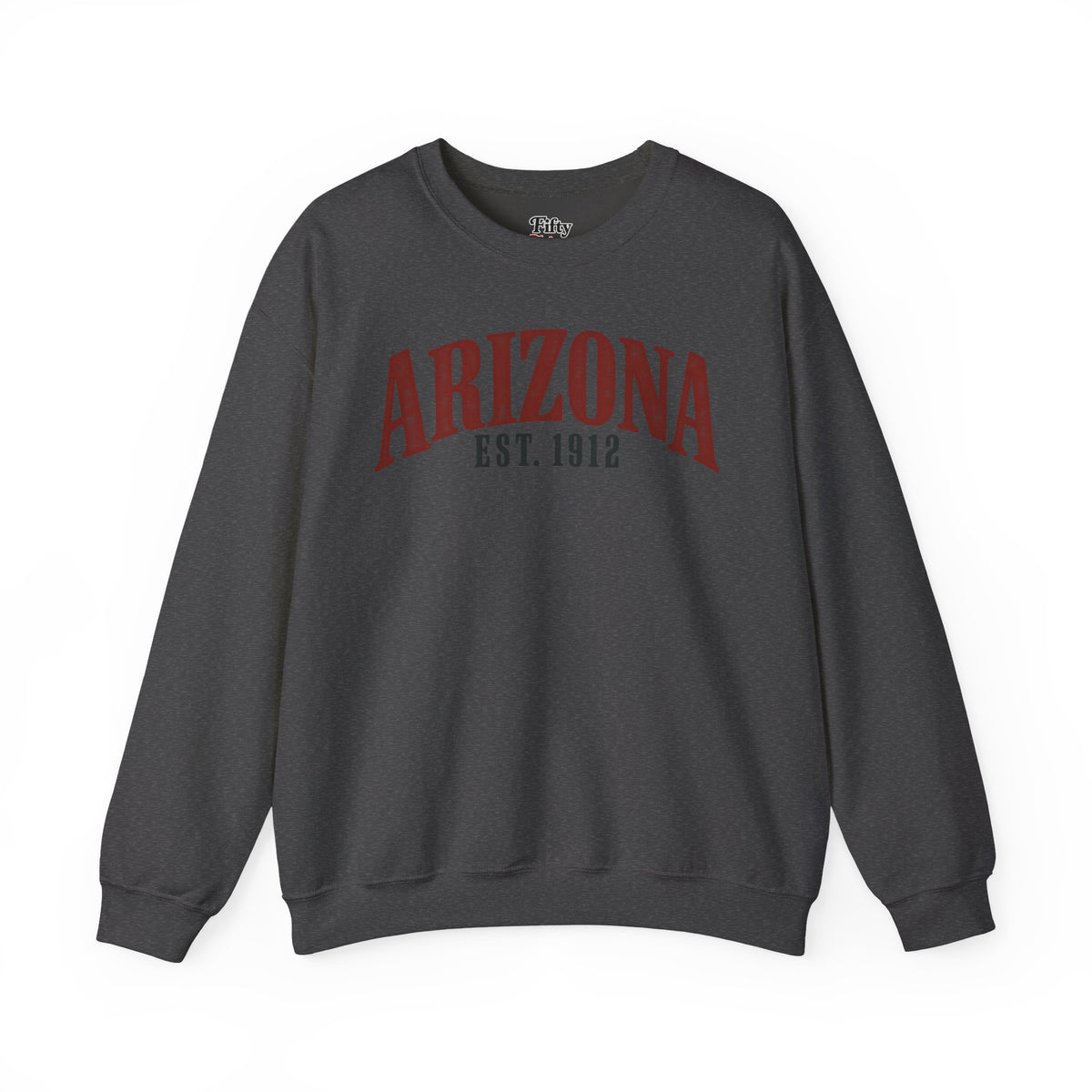 Arizona Est 1912 Unisex Crewneck Sweatshirt State Name Graphic