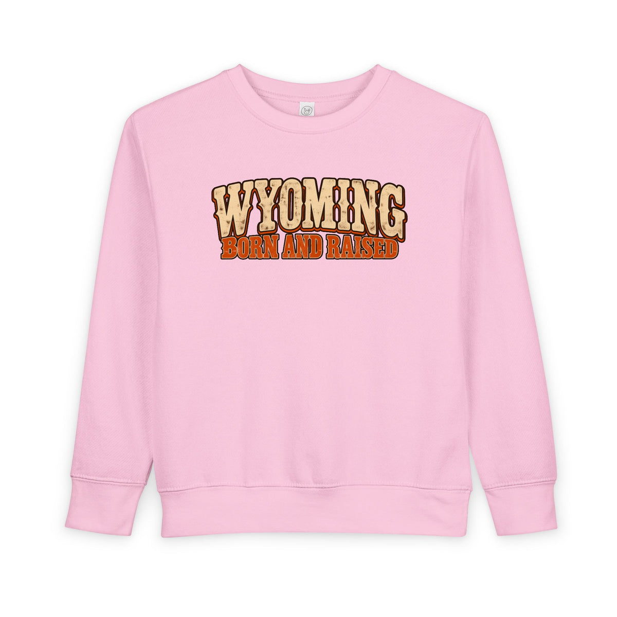 Wyoming Born and Raised Vintage 1970s Western Unisex Toddler Sweatshirt