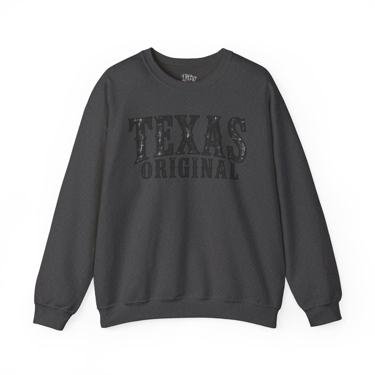 Texas Original Unisex Crewneck Sweatshirt State Name Graphic