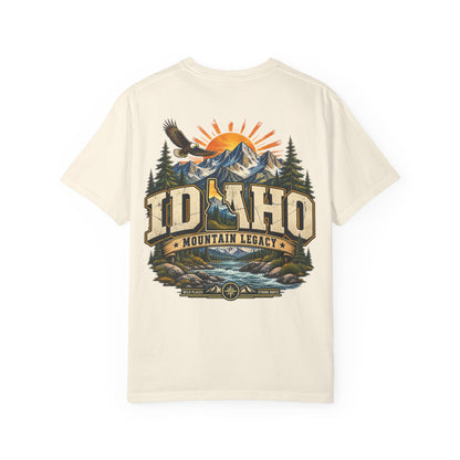 Idaho Mountain Legacy Unisex Comfort Color 1717 Streetwear Graphic Tee