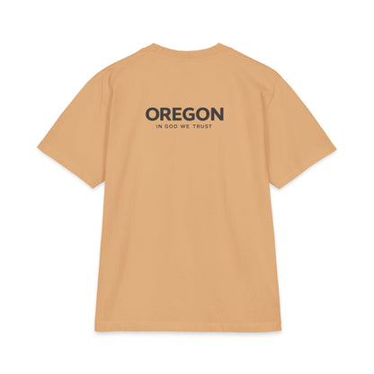 Oregon All State In God We Trust Unisex Max Heavyweight Short Sleeve