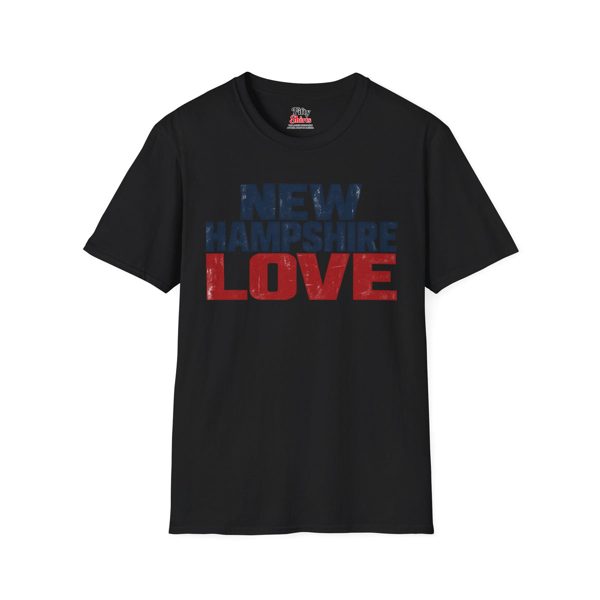 New Hampshire Love Unisex Softstyle T Shirt State Name Graphic Tee