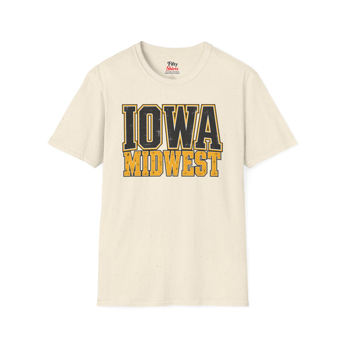 Iowa Midwest Unisex Softstyle T Shirt State Name Graphic Tee