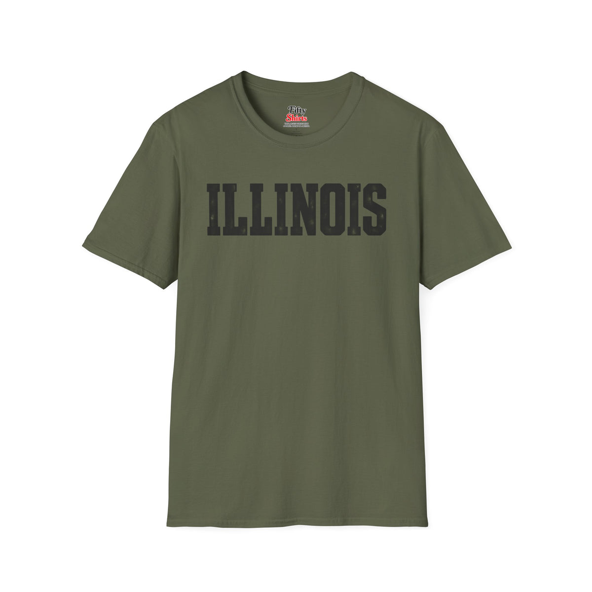 Illinois Unisex Softstyle T Shirt State Name Graphic Tee