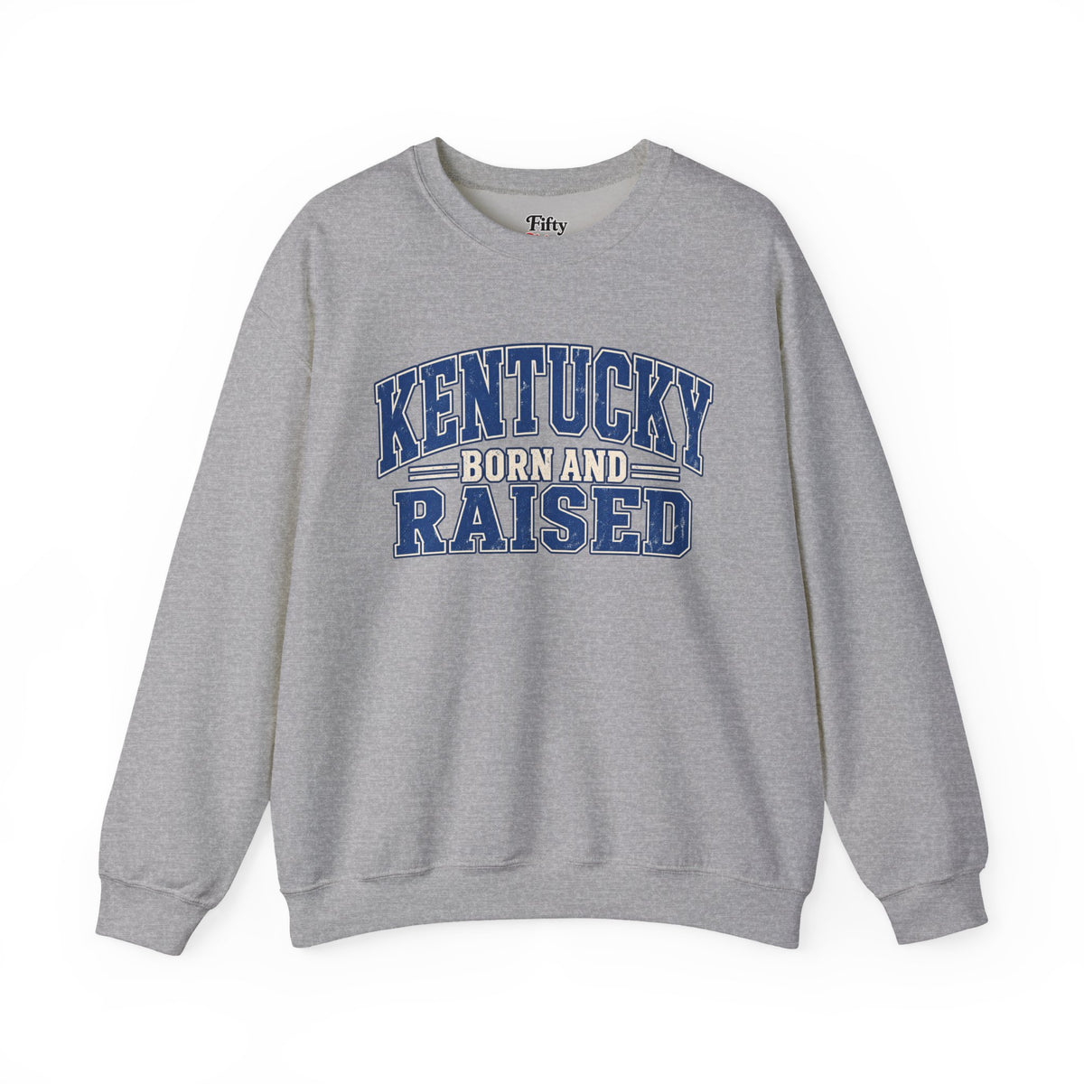 Kentucky Born and Raised Bluegrass Unisex Sweatshirt Graphic