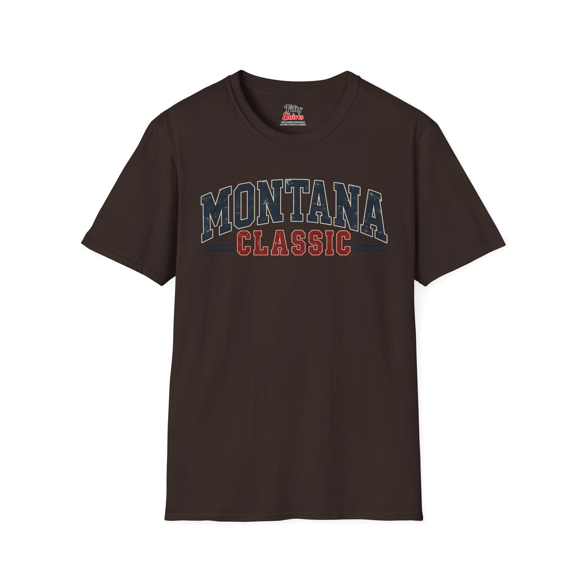 Montana Classic Unisex Softstyle T Shirt State Name Graphic Tee