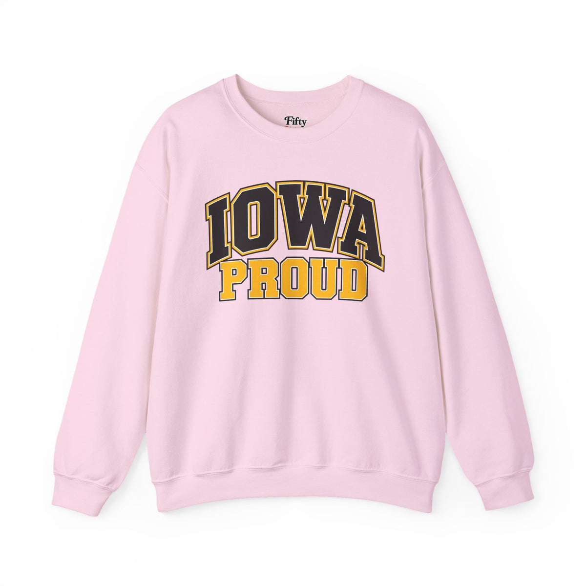 Iowa Proud Unisex Crewneck Sweatshirt State Name Graphic
