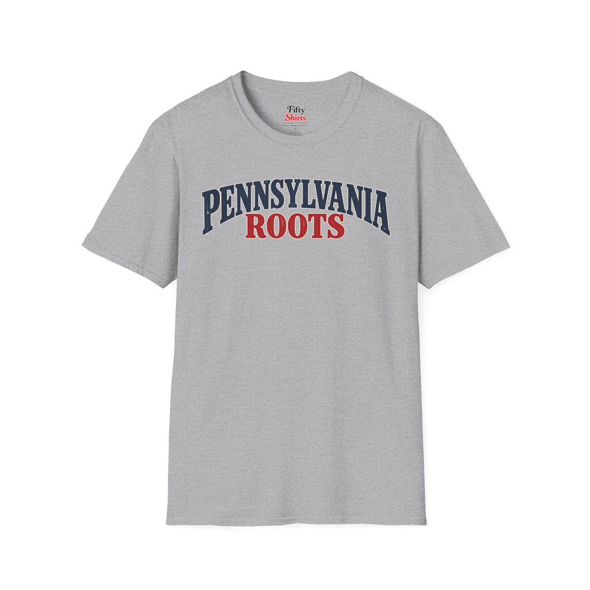 Pennsylvania Roots Unisex Softstyle T Shirt State Name Graphic Tee