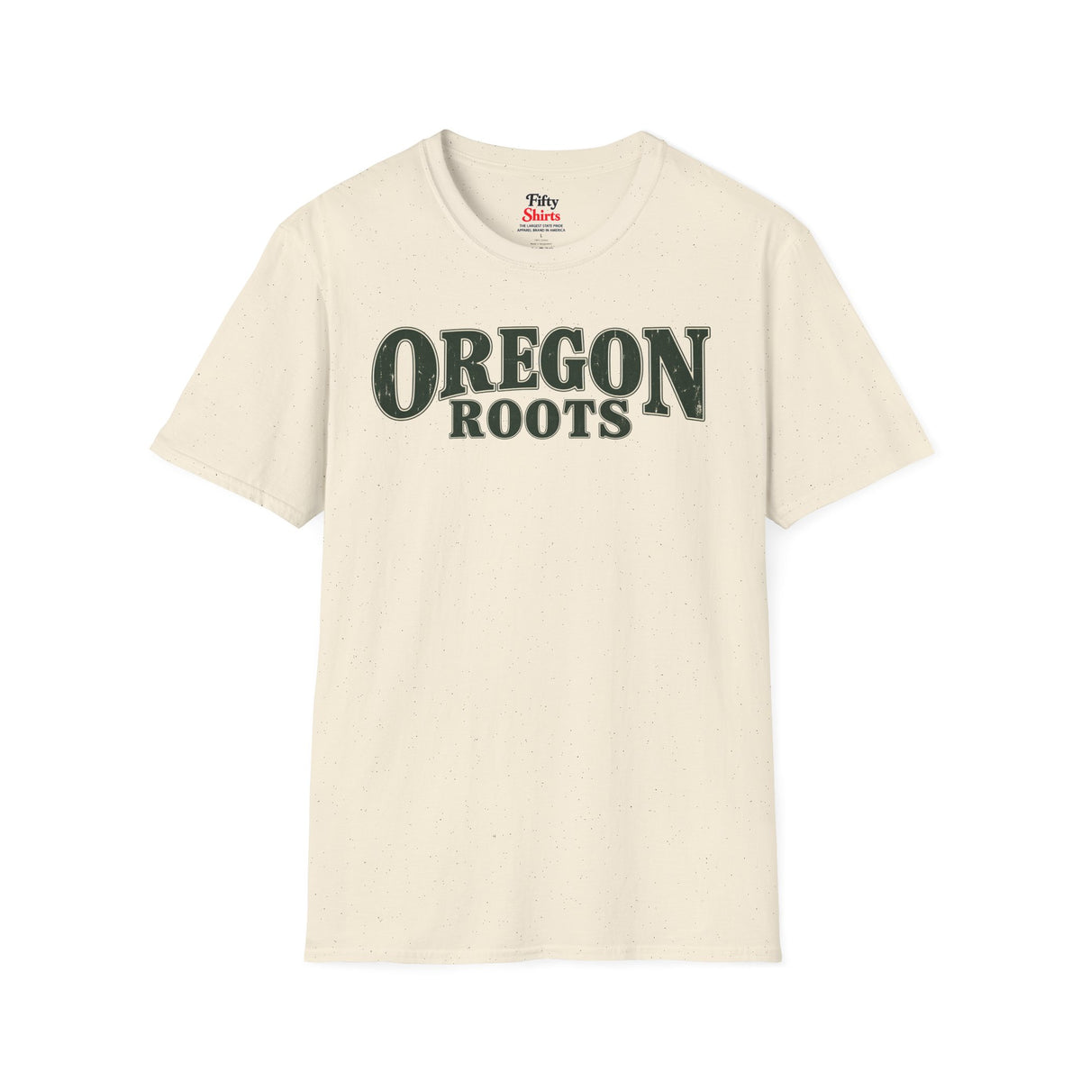 Oregon Roots Unisex Softstyle T Shirt State Name Graphic Tee