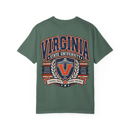 Virginia State University Unisex Comfort Color 1717 Streetwear Graphic Tee