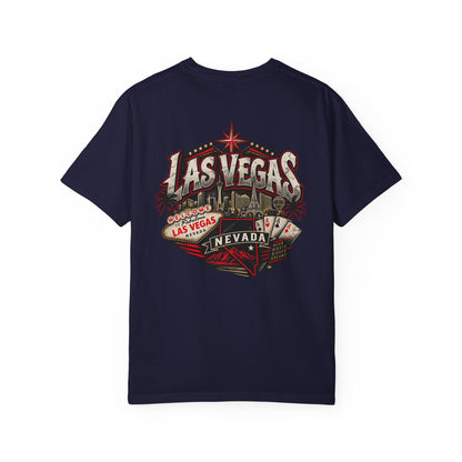 Las Vegas Nevada Unisex Comfort Color 1717 Streetwear Graphic Tee
