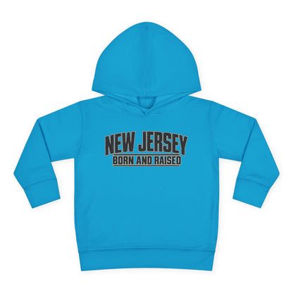 New Jersey Born and Raised Modern Streetwear Unisex Toddler Pullover Fleece Hoodie