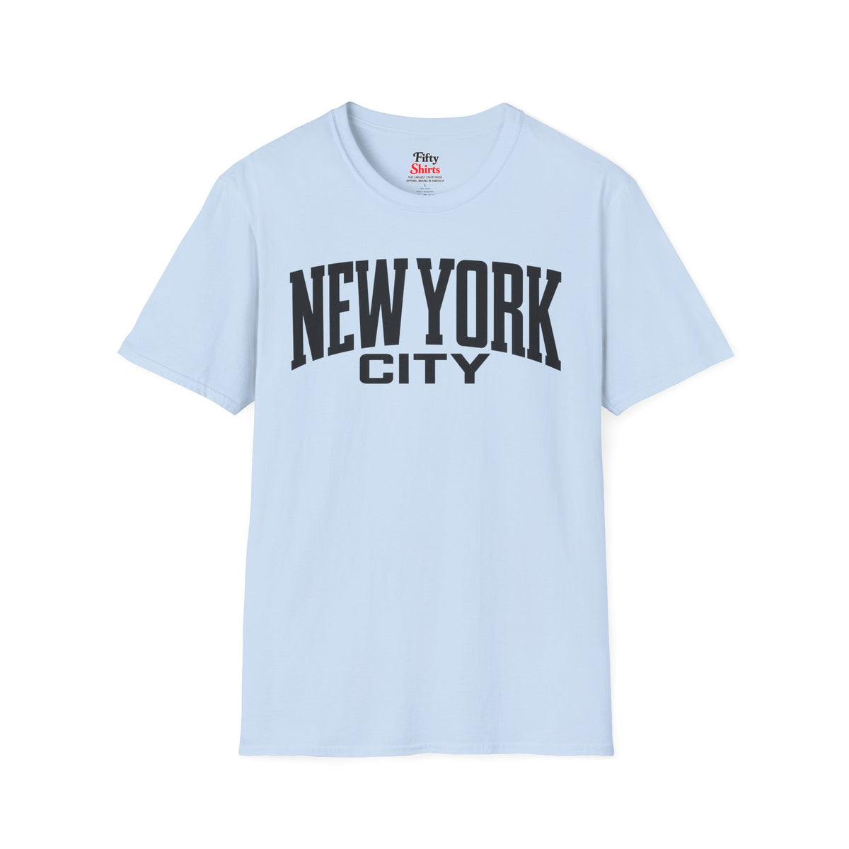 New York City Unisex Softstyle T Shirt State Name Graphic Tee