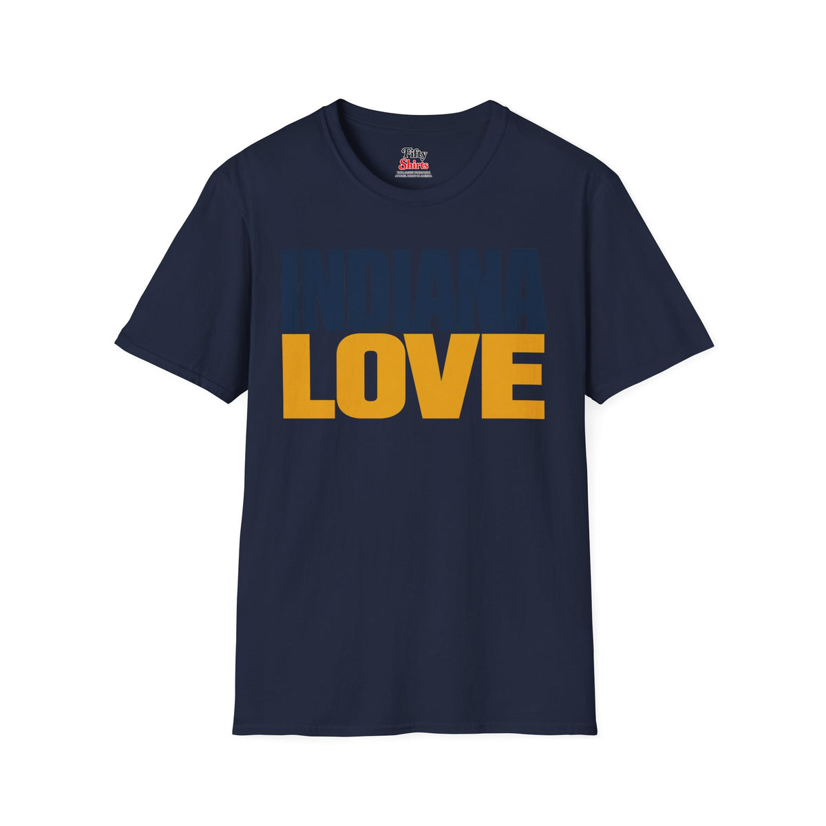 Indiana Love Unisex Softstyle T Shirt State Name Graphic Tee