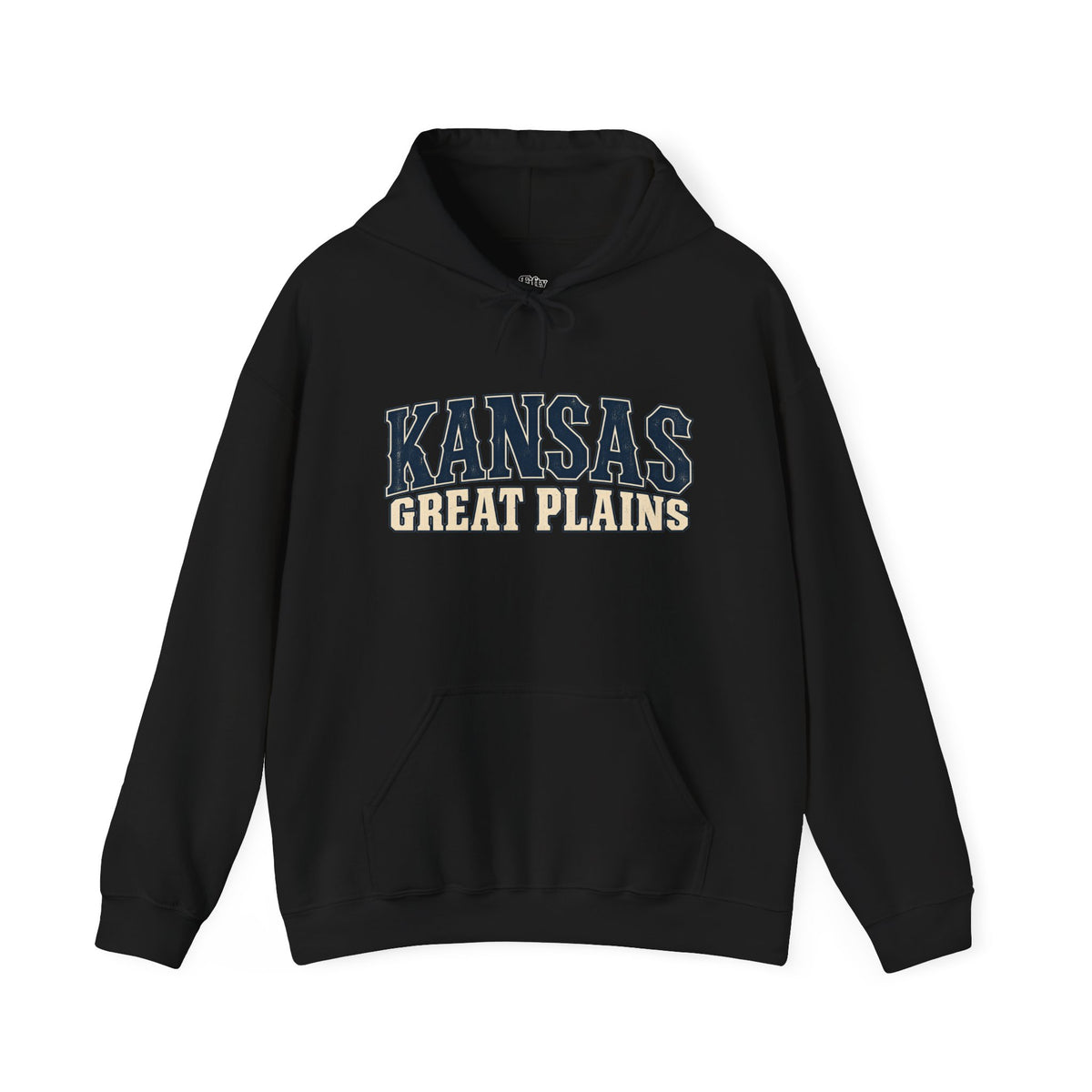 Kansas Great Plains Unisex Hoodie State Name Graphic