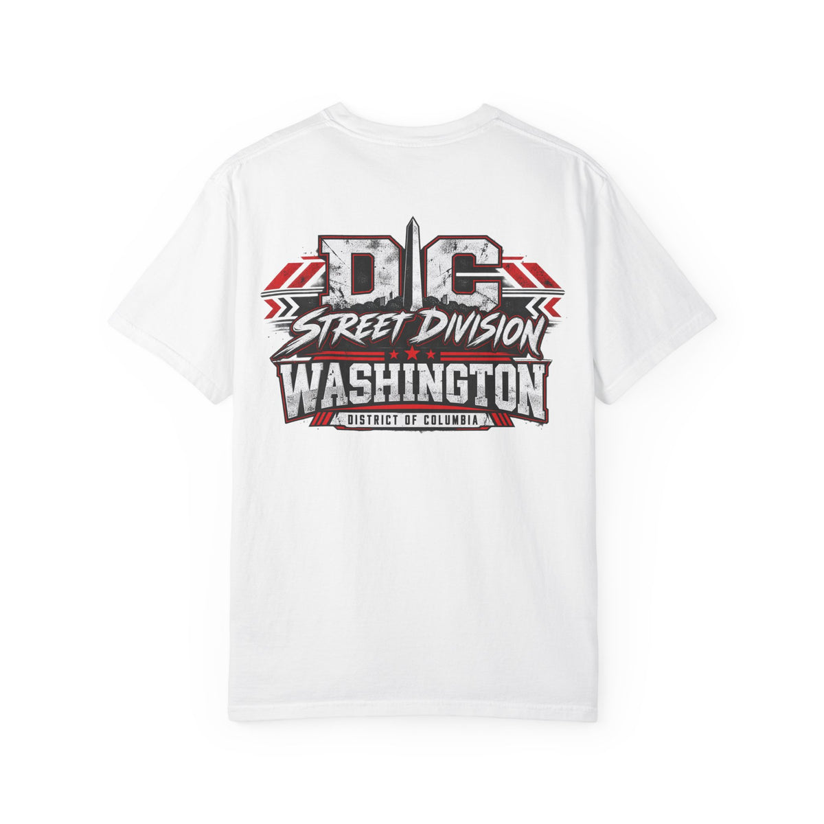 Washington DC Street Division Unisex Comfort Color 1717 Streetwear Graphic Tee