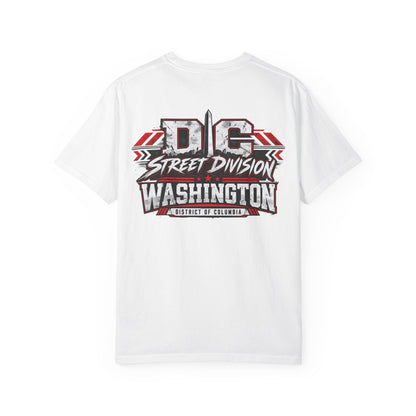 Washington DC Street Division Unisex Comfort Color 1717 Streetwear Graphic Tee