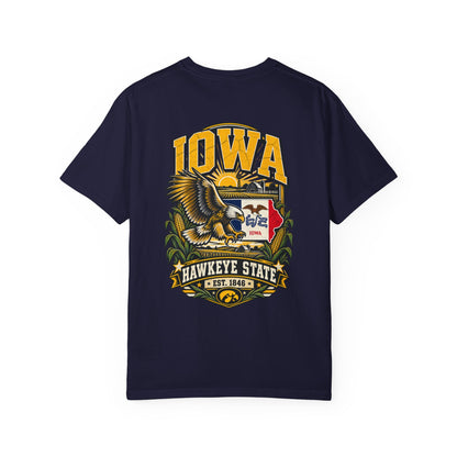 Iowa Hawkeye Legacy Unisex Comfort Color 1717 Streetwear Graphic Tee
