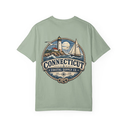 Connecticut Coastal Supply Co  Unisex Comfort Color 1717 Streetwear Graphic Tee