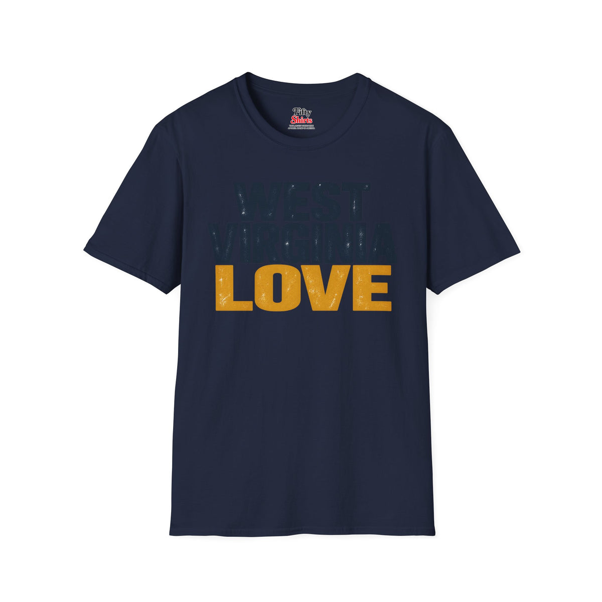 West Virginia Love Unisex Softstyle T Shirt State Name Graphic Tee