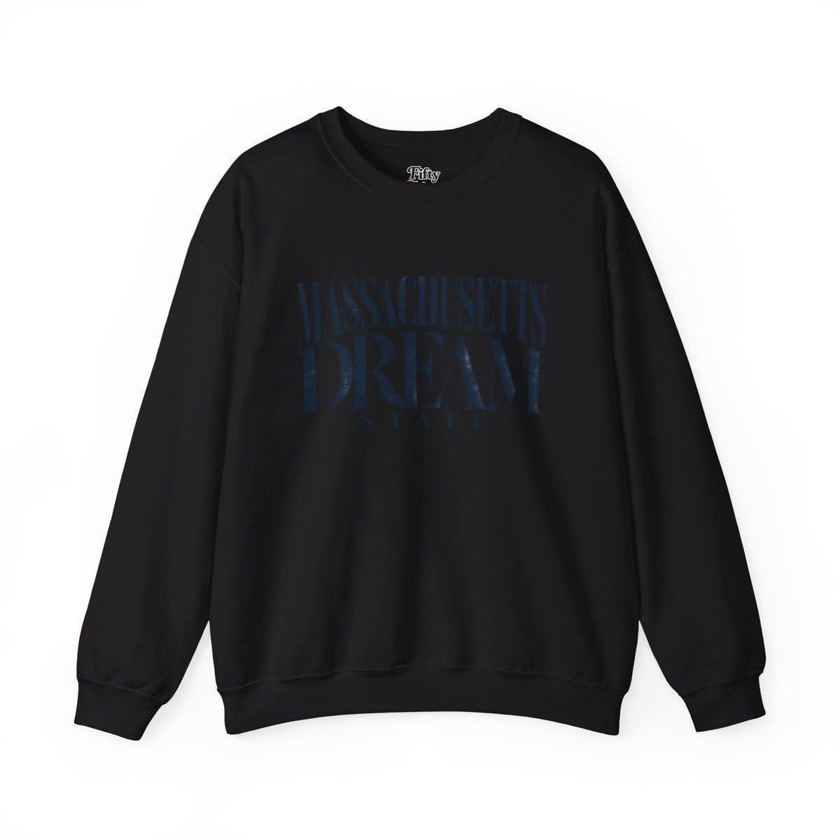 Massachusetts Dream State Unisex Crewneck Sweatshirt State Name Graphic