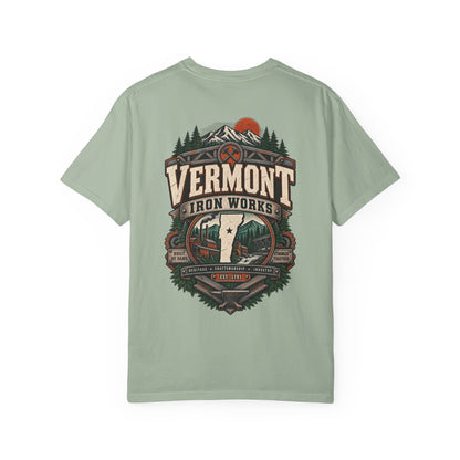 Vermont Iron Works Unisex Comfort Color 1717 Streetwear Graphic Tee