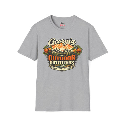 Georgia Outdoor Outfitters Unisex Softstyle T Shirt State Pride Graphic Tee Collections FS03