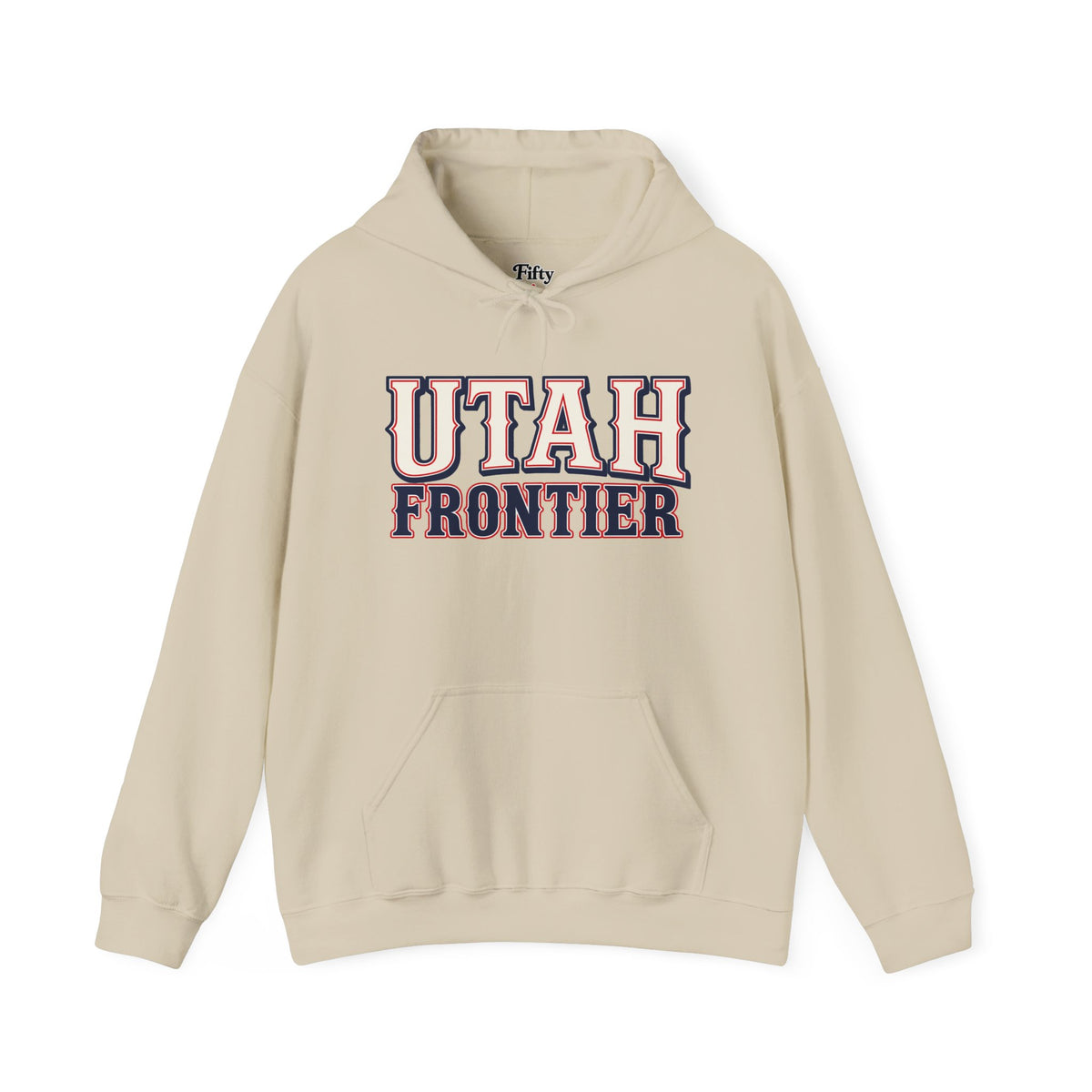 Utah Frontier Unisex Hoodie State Name Graphic
