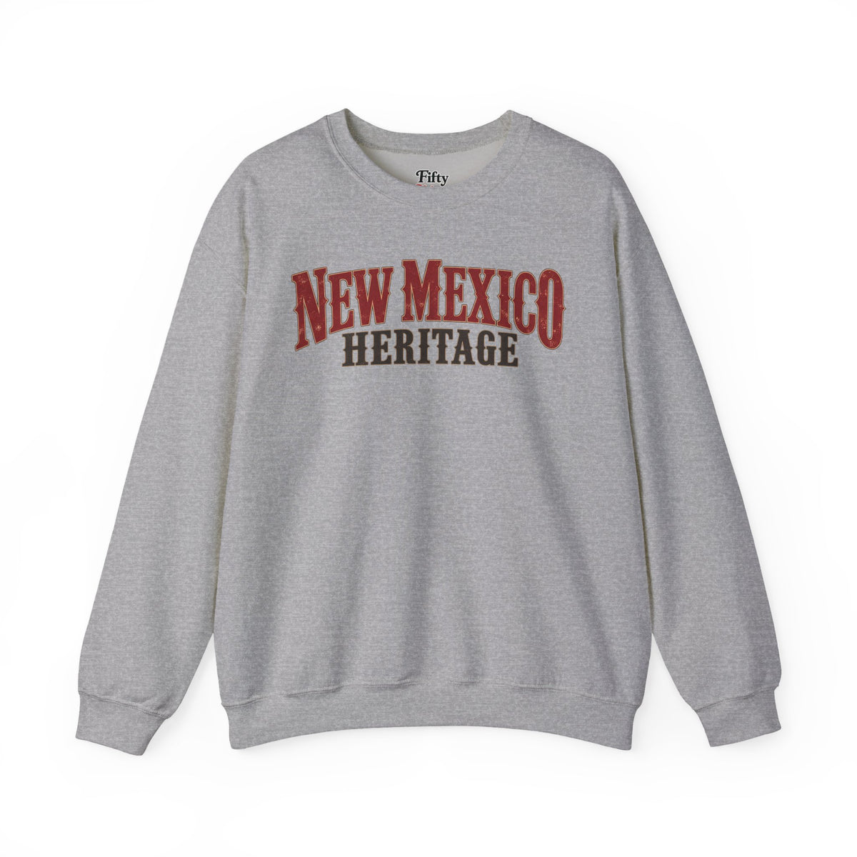 New Mexico Heritage Unisex Crewneck Sweatshirt State Name Graphic