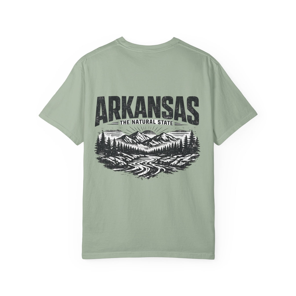 Arkansas Natural State Streetwear Unisex Comfort Color 1717 Streetwear Graphic Tee