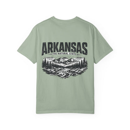 Arkansas Natural State Streetwear Unisex Comfort Color 1717 Streetwear Graphic Tee