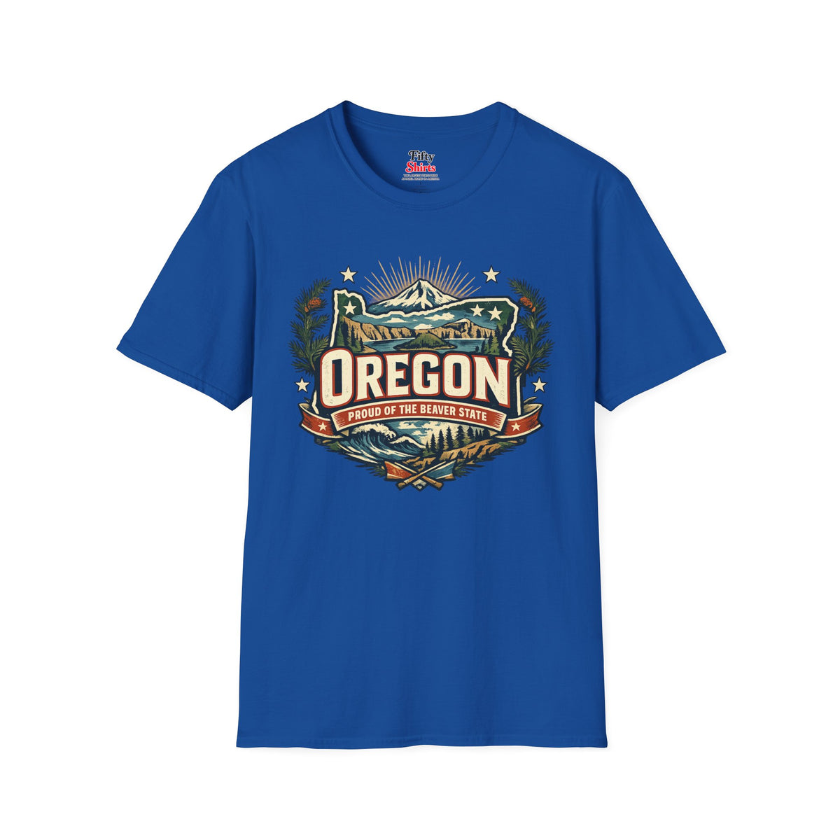 Oregon State Pride Unisex Softstyle T Shirt State Pride Graphic Tee Collections FS03